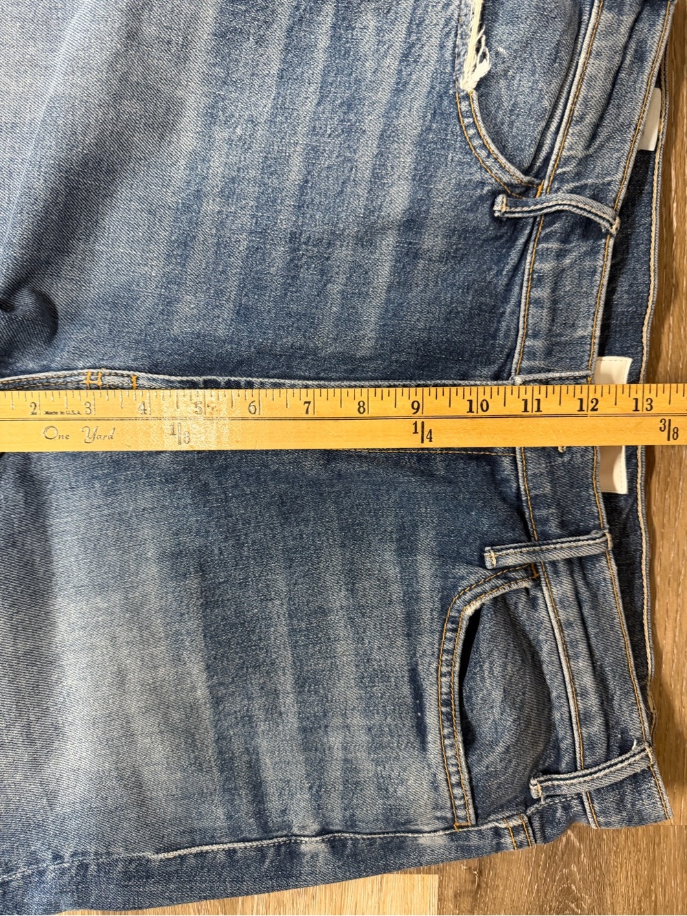 MOTHER Superior The Hustler Women’s Sz 33 High Rise Cropped Straight Jeans READ* - Picture 10 of 16